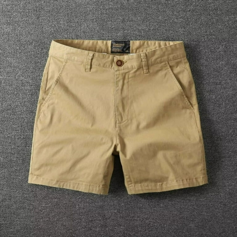 Men's Cargo Shorts Inch Inseam Waist Drawstring Twill Camping