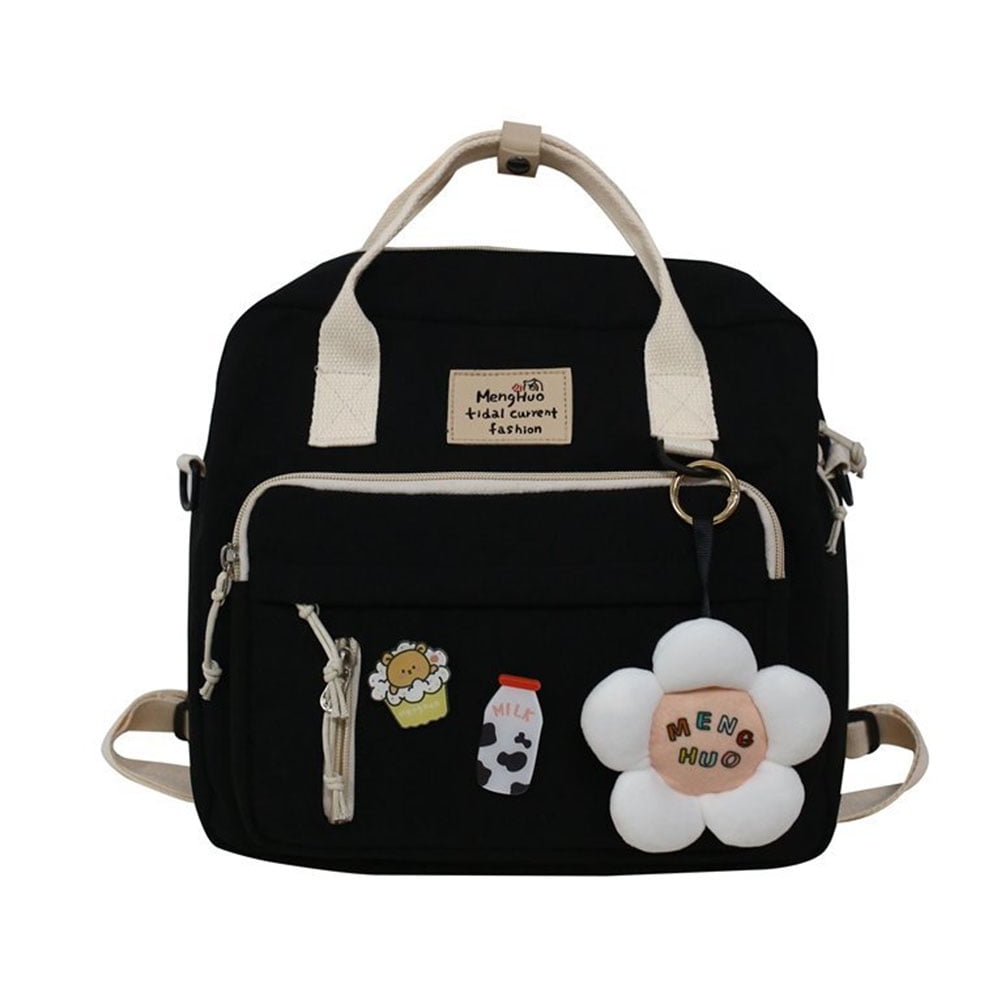 Yucurem Kawaii Backpack Multi Functional Backpack Women Hit Color
