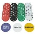 Trademark Poker 500 Piece Poker Chip Set, Cards & Blind Buttons in Case