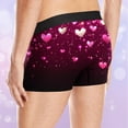 thumbnail image 6 of Clearance Clothes Under $10.00 TMOYZQ Men's Boxer Briefs Comfy 4-Way Stretch Underwear Cute Love Heart Graphic Valentine's Day Boxer S-XXL, 6 of 7