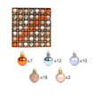 thumbnail image 2 of Adornos navideños Puntoco, Colgantes para árboles de Navidad, Bolas navideñas, Bolas de colores brillantes (3 cm / 49 piezas) Puntoco Puntoco-3870, 2 of 2