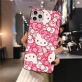 thumbnail image 1 of Sanrio-funda de teléfono con Gato de dibujos animados para iphone, carcasa bonita de Hello Kitty para iphone 14, 13, 12, 11 Pro, Mini, XS Max, 8, 7 Plus, X, SE, 2020, XR zhangmengya LED, 1 of 2