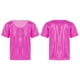 thumbnail image 4 of Gibobby Blusa Niñas Chaleco de manga corta para fiesta de disfraces con informal para niñas y niños pequeños （Rosa， 4-5 Años), 4 of 5
