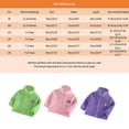 thumbnail image 4 of Toddler Jacket Boys Girls ' Thick Fuzzy Casual Long Sleeve Children'S Spring And Autumn Fashion Autumn Baby Kids Top Coat & Outerwear 18 Months-24 Months, 4 of 4