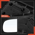thumbnail image 6 of A-Premium Driver Side Manual Door Mirror - Compatible with Chevrolet Silverado 1500 1500 HD 2500 3500, Tahoe, Suburban 1500 2500 & GMC Sierra 1500 1500 HD 2500, Yukon - Non-Heated Manual Folding, 6 of 6