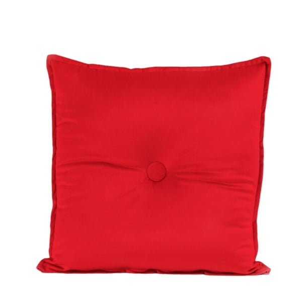 Cojín Decorativo Antonela Botón Rojo