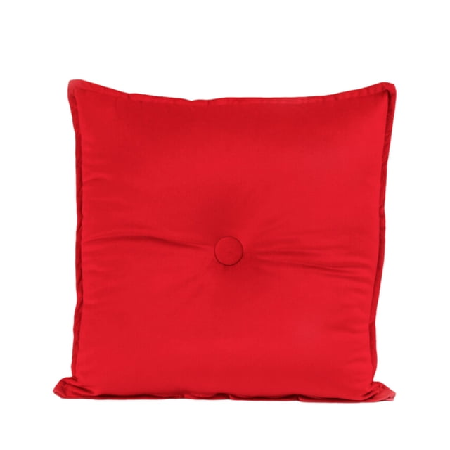 Cojín Decorativo Antonela Botón Rojo