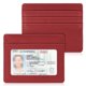 thumbnail image 1 of Tarjetero Fintie Slim, minimalista, de piel con bloqueo RFID, 1 of 7