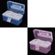 thumbnail image 1 of 2 piezas, 2 capas, plástico, costura, pintura, herramientas, herramientas para manualidades, caja de almacenamiento de medicamentos para el hogar, caj Macarena Craft Beads Organizer Case, 1 of 8