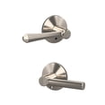 thumbnail image 2 of Schlage Custom FC21 DMP 618 KIN Dempsey Lever with Kinsler Trim Hall-Closet and Bed-Bath Lock, Polished Nickel, 2 of 6