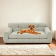 thumbnail image 2 of Jakoola 38" Pet Bed Couch, Big Dog Sofa for Medium and Large Dogs, 28.5" Seat Width, Beige, 2 of 10