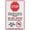 Warning Sign 4, variant on Street Sign No Go Zone No Entry Any Time Retro Vintage Sign 8"x12", Home Bar Pub Kitchen Restaurant Wall Decor Plaque, No Go Zone Marker