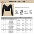 thumbnail image 2 of Qtree Arm Slimming Shaper for Women Compression Body Shaper Post Surgery Shapewear Seamless Front Closure Sleeves Push Up Bra, 2 of 5