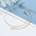 thumbnail image 3 of 14K Gold Plated Snake Chain Anklet, 3 of 4
