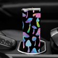 thumbnail image 6 of Colorful Mushroom Skinny Tumblers with Lids and Straws 20 OZ, Double Wall Vacuum Cute Slim Coffee Tumbler for Mushroom Lovers, 6 of 6