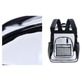 thumbnail image 6 of Large Clear Backpack Heavy Duty Stadium Approved See Through Bookbags Waterproof Transparent Backpacks, 6 of 7