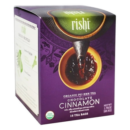 Rishi Tea Organic Bags Chocolate Cinnamon 15 Count Rishi Tea Organic Bags Chocolate Cinnamon 15 Count