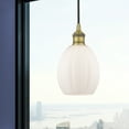 thumbnail image 5 of 616-1P-SG-G81-Innovations Lighting-Eaton - 1 Light Cord Hung Mini Pendant In Industrial Style-10.75 Inches Tall and 5.5 Inches Wide-Satin Gold, 5 of 7