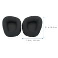 thumbnail image 2 of FESTFENDS 1Par Almohadillas De Repuesto Negras Para Auriculares Con Resistente Y Cómodo, 2 of 8