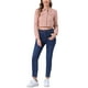 thumbnail image 2 of CHAQUETA DE MEZCLILLA CHIC PARA MUJER CON MANGA LARGA ABULLONADA Y LONGITUD RECORTADA, CHAQUETA OCCIDENTAL LAVADA TALLA XS ROSA, 2 of 6