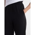 thumbnail image 5 of Athletic Works Women's and Women's Plus French Terry Wide Leg Pants, 31" Inseam, Sizes XS-4X, 5 of 5