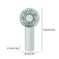 thumbnail image 3 of Matoen Mini Handheld Fan, Portable Cooling Fan, Quiet 3 Speed, USB Rechargeable Desk Fan, Small Folding Electric Fan for Travel Outdoor Home Office Makeup, 3 of 6