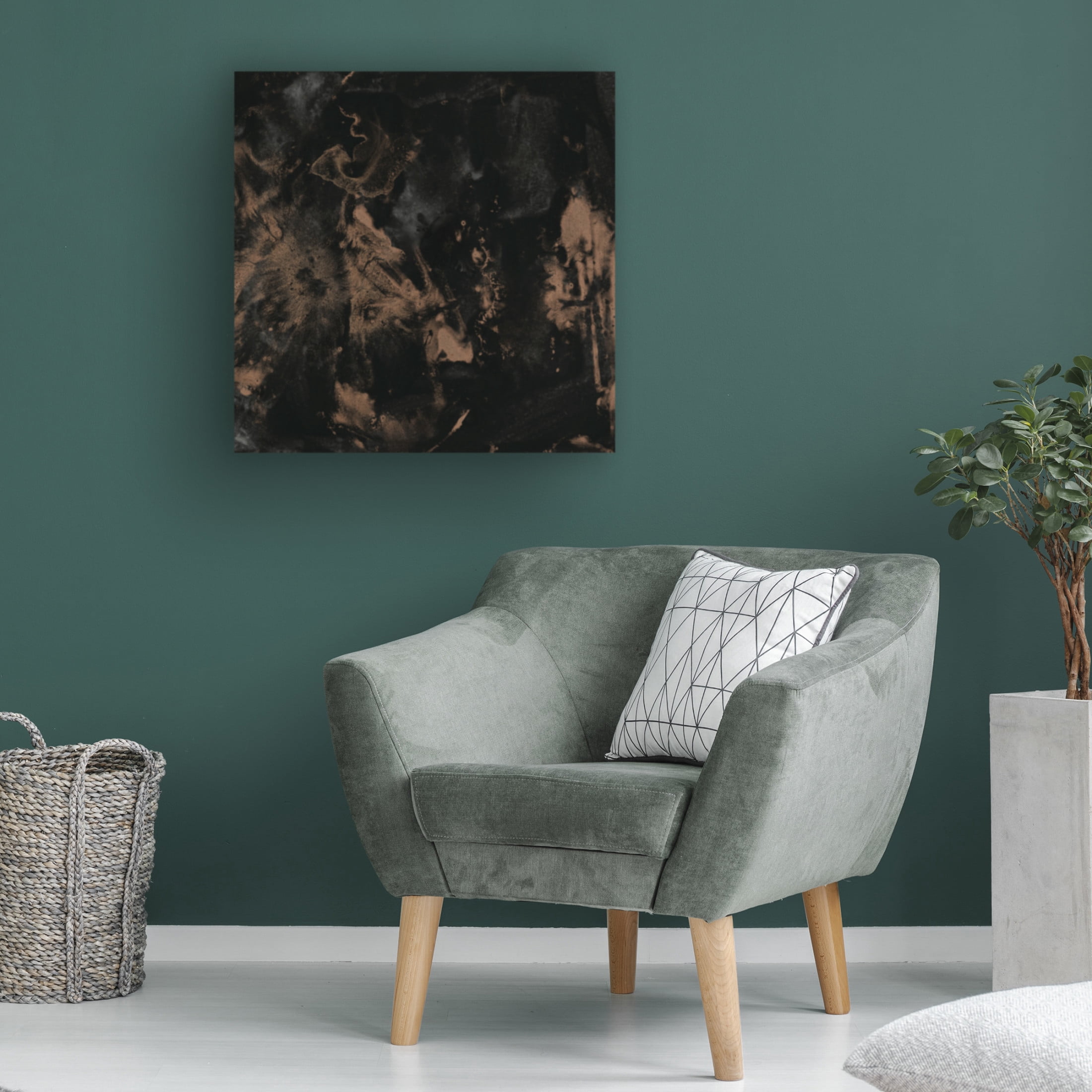 Trademark Fine Art June Erica Vess  Onyx Nebula II Canvas Wall Art