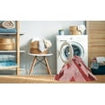 thumbnail image 2 of Ahgly Company Machine Washable Indoor Square Transitional Flamingo Pink Area Rugs, 7' Square, 2 of 7