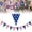 C, variant on 4th of July Decorations Red White and Blue USA Flag Burlap Banner, Star Streamers for fourth of July 4th Decor patriotic decorations Independence Day, Veteran Day, Labor Day, Memorial Day