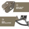 thumbnail image 3 of Milisten 12Ud Bisagras Metálicas Para Muebles Con Acabado Marrón Claro Ideal Para Gabinetes Y Estanterías, 3 of 6