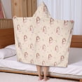 thumbnail image 5 of Princess with Unicorn Pattern Hooded Bath Towel，50"x30" for Ages 3 To 12 Kids, Quick Dry Lightweight Soft Microfiber Hood Beach Towel Cover Up for Kids, 5 of 7