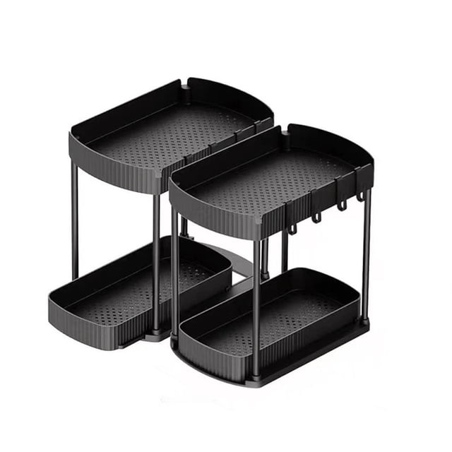 Estante de almacenamiento extraíble, estante de almacenamiento for fregadero/gabinete, estante de almacenamiento for baño y cocina