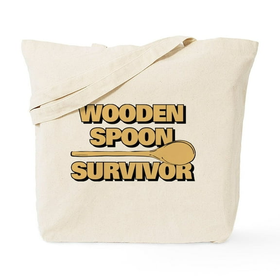 CafePress - Wooden Spoon Survivor Tote Bag - Unisex Canvas Tote Bag, Beige, 1-Piece