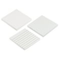 thumbnail image 1 of Uxcell 3"x3" Bloc de Notas en Blanco con Cuadrícula, 80 Hojas/Papel, Blanco, Paquete de 3, 1 of 7