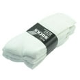 thumbnail image 6 of 9 Pairs For Mens White Solid Sports Athletic Crew Casual Cotton Socks Size 10-13, 6 of 9