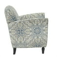 thumbnail image 4 of Escher Accent Chair Blue Multi/Brown See below, 4 of 4