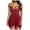 X1-RD1, variant on Zuwimk Lingerie For Women Plus Size,Black Women bodysuit Lace Mini Sheer V Neck Chemise See Through Nightgown Open Front Negligee Dress Lace Women Flower Strap Neck Chemise V Lingerie Sleepwear