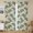 Hedgehog and Silhouette Green Pattern, variant on Hedgehog and Silhouette Green Pattern Sheer Curtains, Rod Pocket Sheer Drapes with Dual Rod Pocket, Light Filtering Gifts for Housewarming Holiday,52"x108"