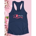 thumbnail image 3 of Mothers Day Pink Ribbon Racerback Tank Women -Image by Shutterstock, Female Medium, 3 of 4