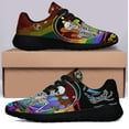 thumbnail image 3 of LGBT Pride Love Is Love Shoes Sneakers Black Size 10.5, 3 of 7