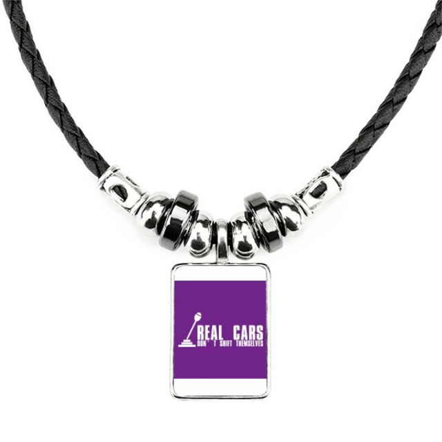 vehículo de transmisión collar a mano colgante de cuerda de cuero Unbranded M