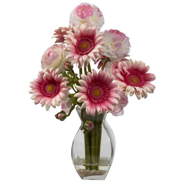 Gerber Marguerite & Ranunculus Arrangement de Plaisir