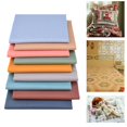 thumbnail image 2 of Set of 9 Plain Cotton Fabric Quilting Patchwork Bundles Fabric for Scrapbooking Cloth Sewing crafts Pillows 50x50cm, 2 of 10