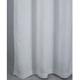 thumbnail image 3 of Olivia Gray Bayside Textured Jacquard Curtain Panel Pair - Set of 2 - 38x84", White, 3 of 5