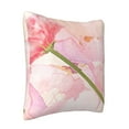 thumbnail image 2 of ZICANCN Pink Rose Art Decorative Throw Pillow Covers, Bed Couch Sofa Decorative Knit Pillow Covers for Living Room Farmhouse 24"x24", 2 of 8