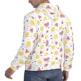 thumbnail image 6 of Daiia Tropical Fruit for Men's Fashion Hoodies & Sweatshirts with Kangaroo Pocket Hooded Sweatshirt Breathable & Moisture Wicking-Medium, 6 of 7