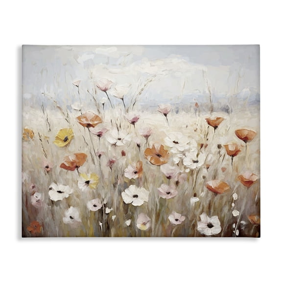 Stupell Industries French Country Charming Flower Meadow Canvas Art, 30 x 24, by Ramona Murdock