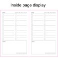 thumbnail image 6 of Kiskick A5 Planner Thick Paper Planner A5 To-do Planner Hardcover Elastic Band Ribbon Bookmark No Bleed Thick Paper Time Management Notebook Journal Dairy, 6 of 8