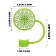 Straw Covers Cap Cartoon Silicone Fruit Shaped Straw Topper Straw Cover straw-covers-cap-cartoon-silicone-fruit-shaped-straw-topper-straw-cover