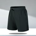 thumbnail image 2 of Fjuchai Mens Shorts Active Athletic Plus Size with Pockets Loose Fit Running Workout Training Basketball Male Clothes Shorts M-6XL, 2 of 8